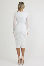 שמלת מידי לבנה