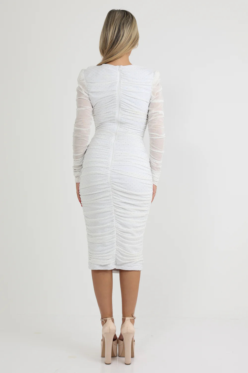 שמלת מידי לבנה