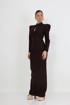 שמלת ערב צנועה מקסי