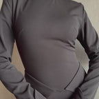 שמלת מקסי צנועה מחטבת